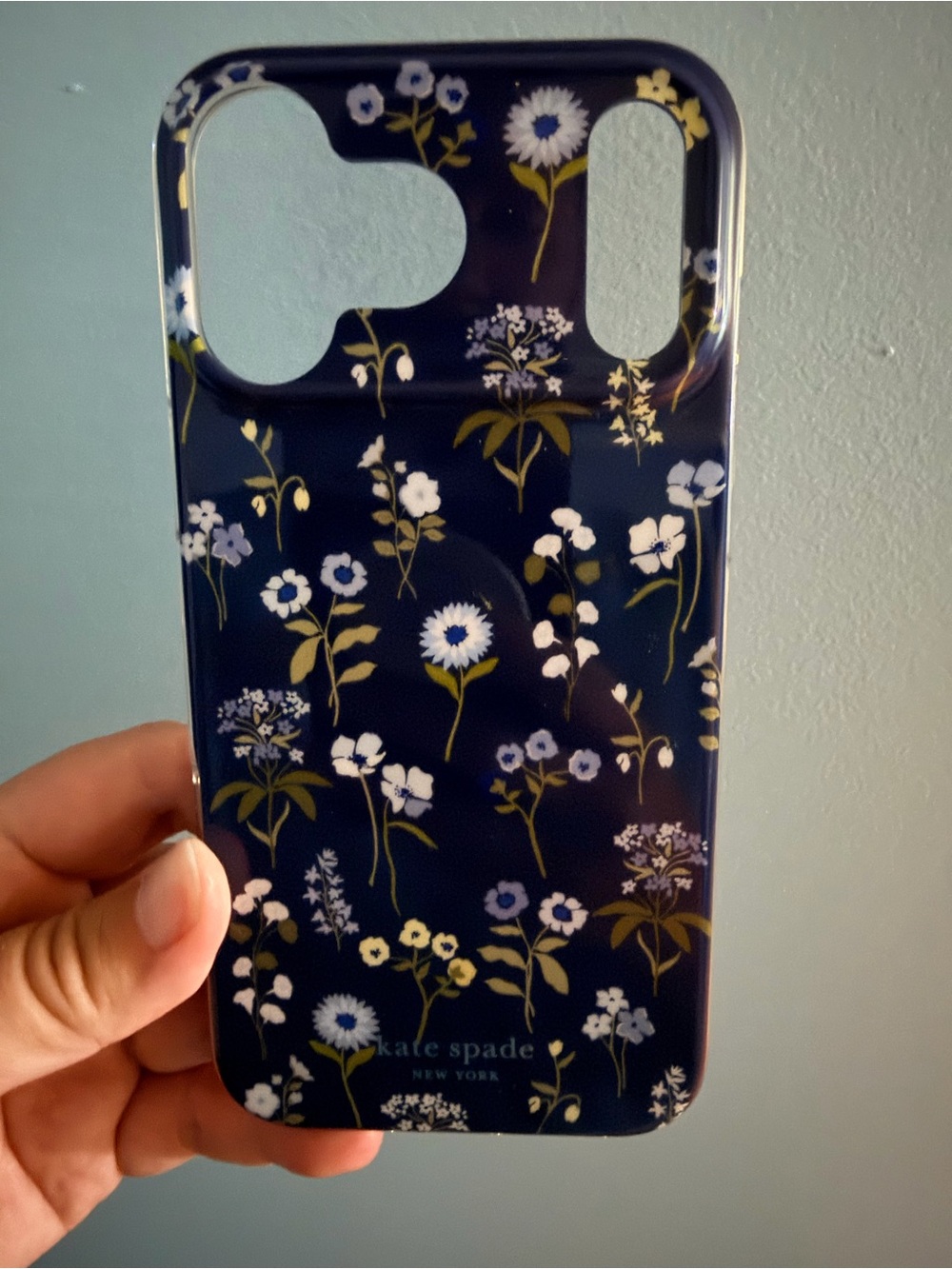 kate spade Navy Floral Slim Phone Case